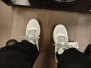 匹克留白态极板鞋男冬季新款复古低帮休闲鞋子轻便透气女款运动鞋男 【男款】超轻白色/深绿 42 实拍图