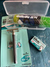 吉列（Gillette）双面刀片蓝吉列经典不锈钢刀片老式剃须刀手动 蓝吉列1刀架6刀片+须泡+收纳盒 实拍图