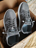 啄木鸟帆布鞋男鞋夏季透气轻便老北京布鞋百搭休闲板鞋一脚蹬运动潮鞋男 灰色 41 实拍图