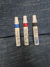 三菱（Uni）油漆笔 PX-30宽记号笔 不掉漆 斜头粗字油性笔（可用于汽车补漆） 4.0-8.5mm蓝色 单支装 实拍图