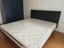 JEAEK中古风真皮床简约主卧软包小户型齐边双人床1.8米实木大床 可免费选【进口3D静音实木铺板】 1500mm*2000mm 实拍图