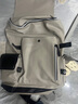 梵者双肩包男士背包大容量旅行包高中学生书包男潮流大学生旅游电脑包 黑白色（PVC皮膜升级版） 实拍图