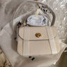 蔻驰（COACH）【品牌直供】女士中号手提单肩斜挎包白色皮质C1560IMCAH 实拍图