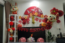 多美忆周岁生日布置抓周用品男宝女宝一周岁生日装饰全套蜂窝球5套装 实拍图