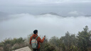 骆驼（CAMEL）云影雪糕包大容量书包户外徒步登山包轻便休闲旅行双肩包青碧色 实拍图
