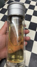 JRINKTEEA茶水分离玻璃杯男女全钢茶仓泡茶杯办公过滤喝茶车载水杯绿茶杯 Predmore冰银350ml 实拍图