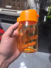 特百惠（Tupperware）嘟嘟企鹅350ML塑料杯 夏季儿童水杯子男女学生便携双饮 橘花橙 实拍图
