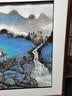 琅櫃坊手绘山水国画玄关水墨画办公室茶室高山流水中式装饰画名家书画 A-山中早春 画芯加框90-90CM 实拍图