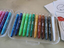 晨光（M&G）文具12色可水洗学生丝滑彩绘棒油画棒儿童蜡笔幼儿画画涂鸦绘画用品含笔刷AGMY3272生日礼物 实拍图