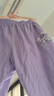 真维斯女童裤子春秋款儿童运动裤女孩春季洋气卫裤春装长裤新款时尚童装 紫 J紫口袋兔X 120 实拍图