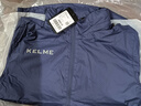 KELME/卡尔美运动风雨衣男女情侣防风衣防雨连帽足球训练外套 深蓝 L 175 实拍图