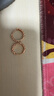 七度（SEVEN DEGREE）S925银耳环女款纯银米字花纹镶嵌 T方耳扣轻奢耳饰小众设计感精致 实拍图