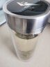 富光双层玻璃杯 高硼硅玻璃泡茶杯子 茶水分离杯 带茶隔商务水杯男士 实拍图