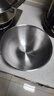 苏德乐316食品级不锈钢和面盆洗菜打蛋盆家用厨房凉拌沙拉料理盆直边盆 28cm单件装 实拍图
