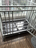 蔻丝【加粗全方管】狗笼子中大型犬一体带厕所分离金毛边牧拉布拉多笼 【三代110款雅白】15MM方管 实拍图