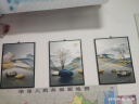 城篇北欧壁画装饰画客厅三联沙发背景墙挂画现代简约大气餐厅卧室墙画 前程似锦 30*40cm 9mm布纹膜三联画黑边 实拍图