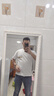 POUM简约短袖T恤男夏季男生宽松薄款衣服潮牌潮流体恤帅气百搭 MSL-C338白色 L 【建议120-135斤】 实拍图