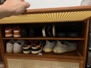 木马人门口鞋柜简易客厅玄关柜子多层小鞋架简约家用入户换鞋凳置物架 【透气翻门】五层80长 实拍图