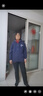 真维斯（Jeanswest）卫衣女春秋季新款外套女开衫连帽情侣男女装上衣服小个子休闲宽松 加绒 藏青 爱心线白_K S 实拍图