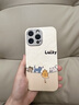 圣图朗小羊皮可爱熊猫适用phone15promax苹果14手机壳新款16pro情侣12男女生防摔11磨砂硅胶13全包保护套 小羊皮 -杏白底四只猫咪Lucky iPhone 14 Pro Max 实拍图