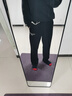 可口可乐（Coca-Cola）休闲裤男夏季冰丝卫裤情侣宽松直筒长裤 黑色常规 M 实拍图