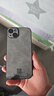 世咏（SHIYONG）适用苹果15plus手机壳 iphone15plus保护套全包超薄防摔轻奢羊巴皮简约国风小羊皮男女款 灰色 实拍图