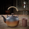 棉小城家用煮茶炉提梁壶土陶瓷泡茶壶复古大容量过滤内胆明火直烧电陶炉 【1280ml苹果提梁陶壶】+内滤 实拍图