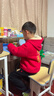 海旭成儿童书桌学习桌椅套装中小学生写字桌家用可升降课桌作业桌 实拍图