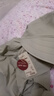 无印良品（MUJI）女式 防紫外线 拉链短款连帽衫夏季款硬核防晒服防晒衣BB12CC4S 淡绿色 M 160/84A 实拍图