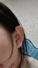 Lnieer999足银养耳洞耳环女耳钉耳圈莫比乌斯圆圈素圈2025新款爆款耳饰 一对12MM莫比乌斯耳环[999足银] 实拍图
