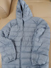 真维斯（Jeanswest）羽绒服2026春秋连帽轻薄短款外套白鸭绒保暖舒适浅蓝色XL 实拍图
