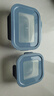 乐扣乐扣（LOCK&LOCK） 保鲜盒  微波炉加热饭盒冷冻三件套520ml*2+640ml LLG983S601 实拍图