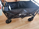 牧高笛（MOBIGARDEN）星际营地车 户外露营带娃可躺推车大容量折叠儿童露营车 【窄轮常规款】夜幕黑/不含桌板 实拍图