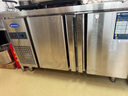 银都餐饮设备 操作台冰柜商用冰箱冷藏柜 冷藏工作台平冷卧式冰柜商用双温厨房冷冻柜不锈钢保鲜柜 全铜管双温 1.2米*0.7米*0.8米 实拍图