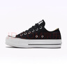 匡威（Converse）官方All Star Lift女低帮帆布鞋典厚底鞋黑色560250C 黑色/560250C 37 实拍图