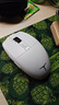 雷神（ThundeRobot）ML4无线家用办公轻音鼠标2.4G/蓝牙鼠标 笔记本电脑鼠标类肤材质人体工学设计长续航智能省电 白色 实拍图
