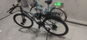 ICOLOUR山地自行车成人男单车减震越野变速公路赛车上班上学学生青少年女 至尊版-辐条轮【黑白色】 26寸24速【身高：160-180cm】 实拍图