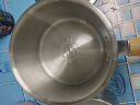 304不锈钢加厚天妇罗油炸锅家用宝宝辅食锅多功能炸锅无涂层带盖 2.5L木柄多用（奶锅+炸篮+盖） 实拍图