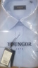 雅戈尔（YOUNGOR） 衬衫男士 秋冬秋季青年男休闲正装衬衫 GLNP19001IJA 浅蓝 41 实拍图