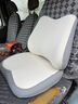 汽车护腰增高坐垫腰靠一体四季通用座垫小个子司机座椅垫主驾驶垫 【双拼灰】回弹乳胶 【久坐不累】单个坐垫 实拍图