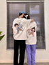 love legend情侣装夏天季短袖t恤新款宽松潮流一男一女学生上衣套装班服定制 胸前小图 白色 L 男+女S 实拍图