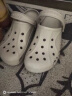 卡骆驰crocs洞洞鞋贝雅男鞋女鞋轻便耐磨一脚蹬拖鞋休闲鞋|10126 卵石色-2V3 41 /42(260mm) 实拍图