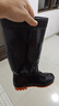 双星八特 高筒雨鞋雨靴男防滑塑胶雨天 38cm码男女通用 40码 实拍图