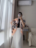 玛丽亚·古琦（MARJA KURKI）真丝丝巾礼盒送长辈妈妈丝巾女士大方巾高档奢侈品丝巾桑蚕丝围巾 桔色 实拍图