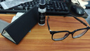 蔡司（ZEISS）镜片可选近视眼镜男女变色防雾防蓝光辐射平光镜木纹腿大框配度数 配1.6视特耐高清膜0-500度 实拍图