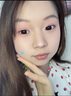 OVOLOOK美瞳半年抛2片黑色大直径自然混血灰色彩色隐形眼镜2024新款 大美目黑14.5mm 0度 实拍图