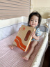 良良（liangliang）婴儿凉席抗菌儿童苎麻软凉席夏季宝宝床垫加大凉席幼儿园午睡凉席 【防螨抑菌】苎麻款-小熊熊 140*70cm 实拍图