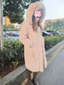 雅鹿设计师款官方大牌羽绒服女冬季2025新款长款高端狐狸毛领外套 皮粉 M 【建议110-125斤】 实拍图
