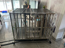 金百特【满焊加粗全方管】不锈钢狗笼子大型犬宠物狗屋狗别墅金毛哈士奇 【全方管】-长110*宽72*高95-萨摩 金毛等 折叠款满焊-免安装 实拍图