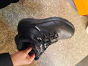 足力健老人鞋冬季中老年加厚加绒户外石墨烯保暖鞋2493205J 男-黑色 40  实拍图